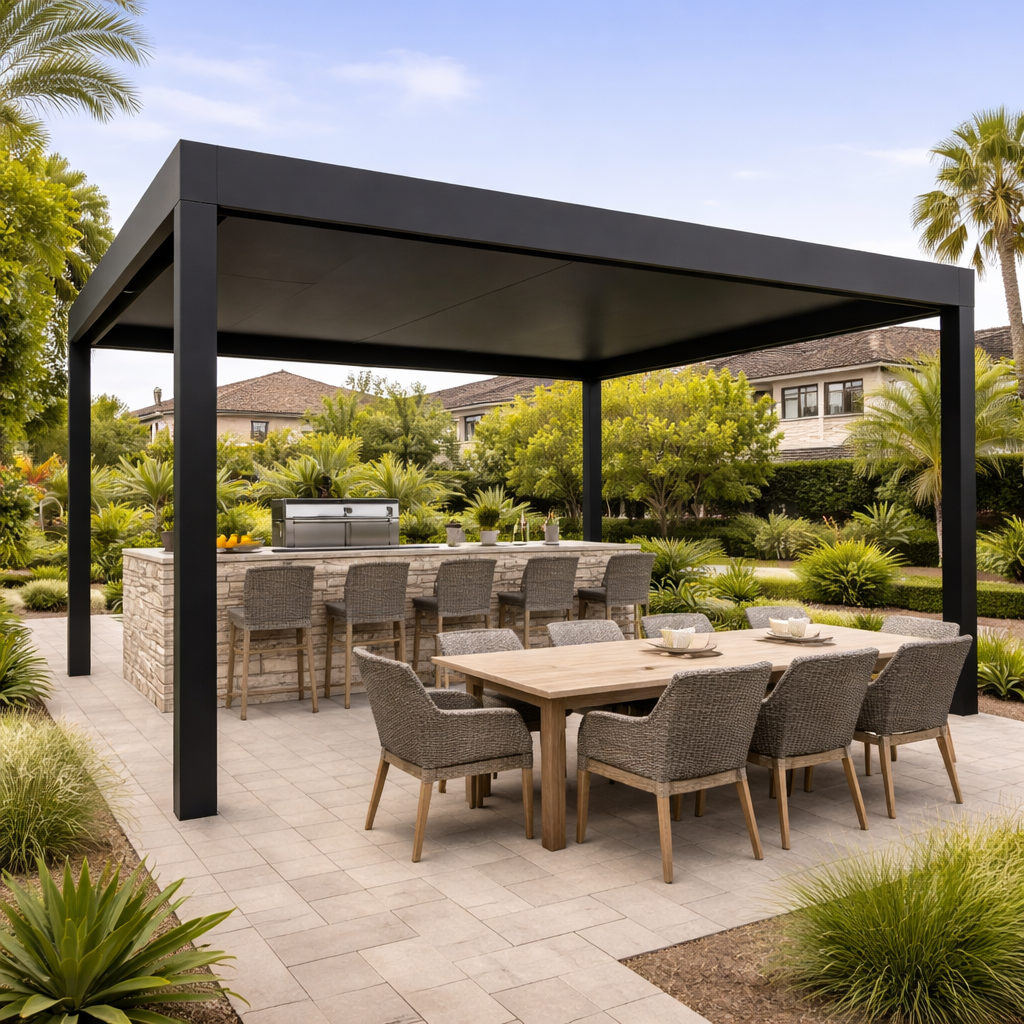 Why Arizona Properties Need Permanent Metal Shade Structures
